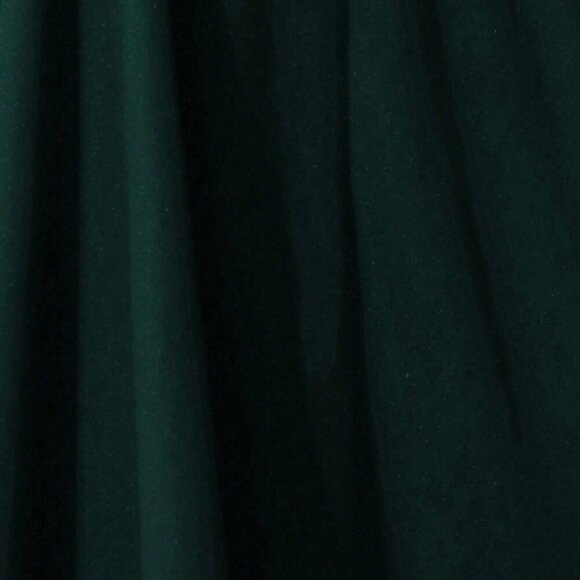 Dark Green Elegant Women's Double-Breasted Mid-Length Cape - Picture 7 of 7